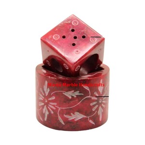 Fabricant de produit en pierre naturelle Stéatite Design incurvé à la main Brûleur d'encens et porte-bâton pour cadeau de Thanksgiving - Product Image 1