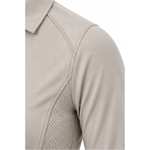 <b>Women</b> Knitted Printed <b>Long</b> <b>Sleeve</b> <b>Polo</b> <b>Shirt</b> Breathable Quick Dry Golf Riding Wear Custom Logo OEM <b>Polo</b> - Product Image 5