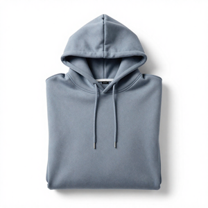 เสื้อฮู้ดดี้ทรงบ็อกซี่แบบครอป ผ้าฝ้าย 100% เฟรนช์เทอร์รี่ 500GSM ทรงโอเวอร์ไซส์ หนานุ่ม - Product Image 1