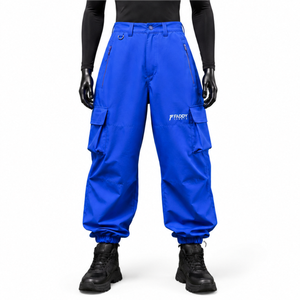 Pantalon de neige imperméable et ample pour homme et femme, pantalon de ski chaud et isolé, pantalon cargo de snowboard, coupe ample, vêtements de sport d'extérieur - Product Image 1