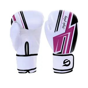 Guantes de Boxeo de Piel Sintética de Primera Calidad para Hombre, Guantes de Entrenamiento y Sparring, Guantes de Boxeo Duraderos para Combate, Equipo Deportivo para Gimnasio - Product Image 1