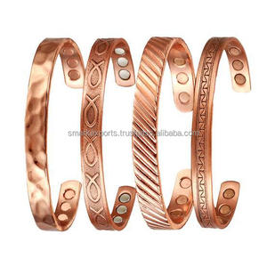 Bracelet magnétique en cuivre de qualité supérieure Design réglable pour hommes et femmes Parfait pour la thérapie de soulagement de la douleur et le bien-être quotidien - Product Image 6