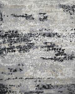 Alfombra de Lana y Lino del Área de Indo Nepal |   Tejido fino 10/40 |   Alfombra Hecha a Mano con Textura Natural y Fresca |   Hecho a Mano en India - Product Image 2