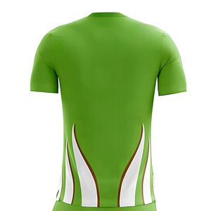 Ensemble de maillots de foot pour hommes, femmes et jeunes, fabriqué avec un tissu respirant en mesh à séchage rapide, idéal pour les entraînements d'équipe et les matchs en plein air. - Product Image 4