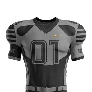 Ensemble de maillot de football américain rouge pour homme, numéro 24, respirant, en maille, col en V, manches courtes, polyester/coton 360g, logo sur le devant - Product Image 2