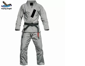 Kimono de Jiu-Jitsu Brésilien (BJJ) personnalisé avec logo, uniforme d'arts martiaux respirant, extensible, léger, durable, en coton, pour l'entraînement au karaté - Product Image 3