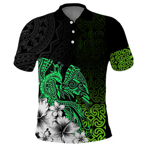 Polo personnalisé pour homme, imprimé, en polyester, manches courtes, décontracté, avec poche, uniforme de golf, transfert thermique, fabricant OEM - Product Image 4