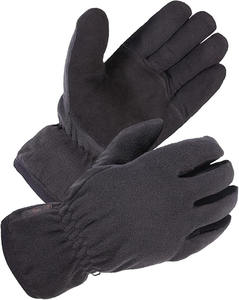 Guantes cálidos de piel de ciervo suave y forro polar térmico - Product Image 1