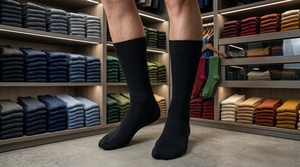 Chaussettes unies de haute qualité, souples, élastiques, douces au toucher, durables, pour tous les jours, confortables, accessoires de chaussures de sport - Product Image 5