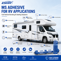 Perekat Polimer MS Satu Komponen Netral Daya Rekat Tinggi, Sealant Elastis untuk Perakitan Panel RV, Lantai, dan Skylight
