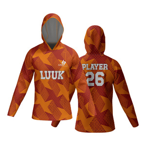 Camiseta de Baloncesto con Capucha, Personalizada LUUK, Unisex, Manga Larga, Transpirable, Absorbe la Humedad, Tallas Grandes - Product Image 3