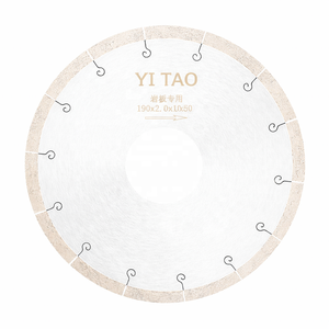 <span class=keywords><strong>Disco</strong></span> de Corte de Diamante Blanco Soldado por Alta Frecuencia Profesional YI <span class=keywords><strong>TAO</strong></span>, 190 210 260 300 350 400 mm, Fábrica OEM - Product Image 1