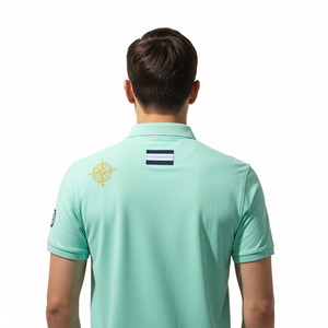 Camiseta Polo para Hombre de Poliéster Reciclado, Ropa Deportiva Sostenible, Logotipo Personalizado, Camiseta Polo de Alto Rendimiento, Ropa Deportiva Transpirable para Gimnasio - Product Image 3