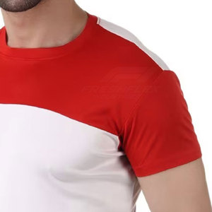 T-shirt décontracté pour homme, couleur unie, coupe classique, imprimé, 100% coton, léger, lavé, idéal pour l'été - Product Image 4