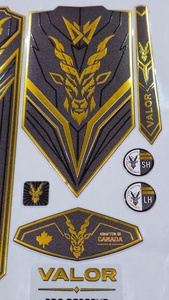 Premium 3D Embossed Stickers Custom Cricket Bat Stickers Waterproof <b>Vinyl</b> Bat <b>Decals</b> Wholesale OEM ODM - Product Image 5