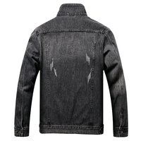 Blousons en jean pour hommes 100 % coton de haute qualité, personnalisables avec logo, lavables, respirants, écologiques, imperméables et coupe-vent – Vente en gros OEM à prix abordable