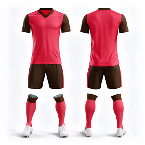 Uniforme de football personnalisé imprimé |   Tailles pour hommes, femmes et jeunes |   Vêtements de sport légers à séchage rapide en gros - Product Image 6