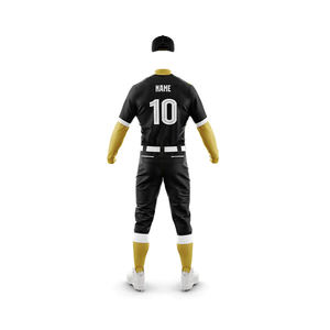 2026 Best Design Professional Custom Canvas Silk Baseball Uniform High Quality Lightweight Breathable Sports Wear Your Own - Product Image 5