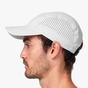 Factory Wholesale Plain 5 Panel Hat Breathable Waterproof Mesh Fabric Quick Dry Polyester Sports <b>Hiking</b> Camp Custom Unisex <b>Cap</b> - Product Image 2