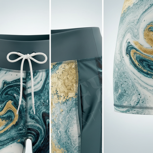 Shorts de sport taille haute pour femmes 2026 – Vente en gros, personnalisables, imprimés, sans coutures, pour gym, yoga, fitness, course à pied et activités sportives - Product Image 4