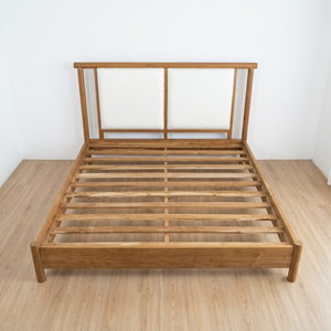 Wooden <b>Beds</b> Custom Teak Wood <b>Beds</b> Factory Fabric Padded King <b>Bed</b> <b>Frame</b> Private Label Bedroom Furniture Indonesia Exporter supply - Product Image 4
