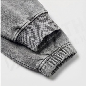 Conjunto Deportivo de 2 Piezas para Hombre, Lavado Ácido, Antiarrugas, Algodón y Poliéster, Tallas Grandes, Sostenible, Color Personalizado - Product Image 6