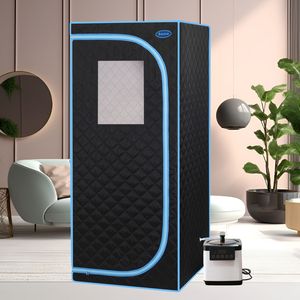 Tenda Sauna a Vapore Portatile Plus Type in Acciaio Inossidabile, Dimensioni Standard, per Terapia Detox e Relax, Uso Domestico, Spazio Ampio - Product Image 1