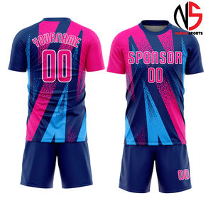 <b>Best</b> Quality 100% Polyester Sports Wear Soccer Jersey Sets Sublimation Uniforms for Adults Customized Soccer Uniform In 2026 - Product Image 1