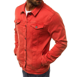 Men's Fashion Denim Bomber Jacket Casual Hip Hop Retro Streetwear Jean Jacket Men's Denim Jackets & Coats - Product Image 6