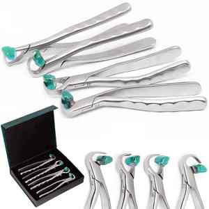 Forceps d'extraction dentaire en acier inoxydable, modèle anglais, instrument professionnel d'extraction dentaire fabriqué au Pakistan par Dentavex - Product Image 3