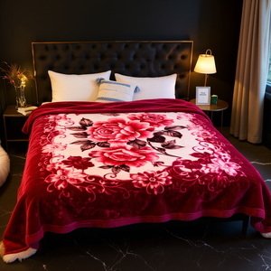 Luxury 1.8 KG Double Polyester Mink Raschel Blanket Super Soft American Style Knitted Winter Blanket for Home & Hotel for Gift - Product Image 2