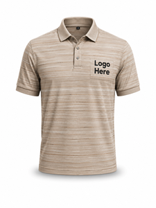 Camisa de Golf para Hombre, Sólida, de Manga Corta, Tejida, Transpirable, 100% Algodón, con Bolsillo, Logotipo Personalizado Bordado en la Parte Delantera - Product Image 1