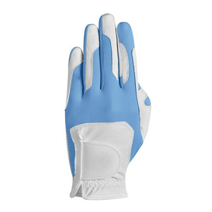 ถุงมือกอล์ฟหนังแกะสีน้ำเงินขาวสำหรับผู้ชาย ระบายอากาศได้ดี กันลื่น จับกระชับ นุ่ม ยืดหยุ่น น้ำหนักเบา สวมใส่ง่าย เหมาะสำหรับกีฬากลางแจ้ง - Product Image 1