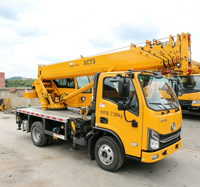 TOP BRAND 5 Tonnen Kompakter Hydraulischer LKW-Kran XCT5L6 Hochleistungs-Mobilbau-Hebevorrichtung Getriebemotor Pumpe
