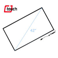 Écran tactile infrarouge multi-touch 42 pouces 16:9 avec cadre USB