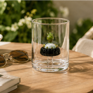 Verres à boire transparents en borosilicate faits à la main de 280 ml, sans plomb, pour whisky, eau, jus, réutilisables, en gros - Product Image 6
