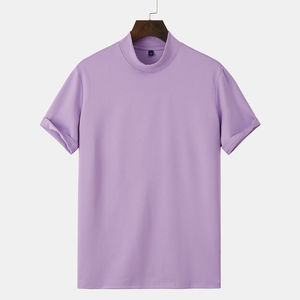 T-shirt pour homme en coton, col rond, manches courtes, doux, respirant, décontracté, à porter tous les jours, coupe confortable - Product Image 4