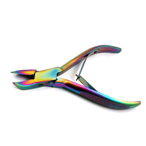 NAIL ART Toenail Clipper Trimmer Chameleon Rainbow Nipper Cutter Ingrown Pedicure Tool Professional Stainless Steel Sharp - Product Image 6
