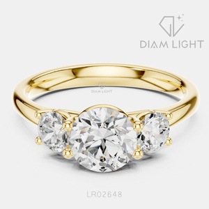 Bague de mariage ronde 0,90 carat, bijoux fins, certifiée IGI, or blanc 14 carats, diamant de laboratoire, bague de fiançailles et d'anniversaire - Product Image 5