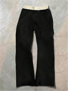 Men's Wide Leg Sweatpants Baggy Sweatpants Y2k Letter Graphic <b>Stacked</b> <b>Jogger</b> Trousers Track Pants Streetwear - Product Image 3
