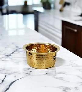 Wholesale Price Floral Gold Decorative Bowl for Elegant <b>Table</b> Decor and Luxury Home Centerpiece for sale - Product Image 4