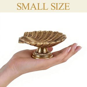 ถาดใส่เครื่องประดับ จานใส่เครื่องประดับ ที่วางแหวน ที่เก็บเครื่องประดับ ถาดตกแต่ง ถาดจัดระเบียบเครื่องประดับ จานใส่แหวน ถาดใส่ของจุกจิก - Product Image 3