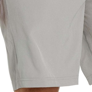Shorts Bermuda gris pour homme, taille mi-haute, couleur unie, avec poches, taille élastique, séchage rapide, tenue décontractée - Product Image 4