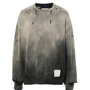 เสื้อสเวตเชิ้ตคอกลมโอเวอร์ไซส์ ยูนิเซ็กซ์ ผ้าฟลีซโพลีเอสเตอร์ 100% ระบายอากาศได้ดี เป็นมิตรกับสิ่งแวดล้อม ทรงปกติ แขนยาว เหมาะสำหรับใส่ในฤดูหนาว - Product Image 1