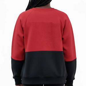 Sudaderas con capucha de forro polar extragrandes personalizadas para mujer con media cremallera, sudaderas con cremallera de cuarto para mujer - Product Image 3