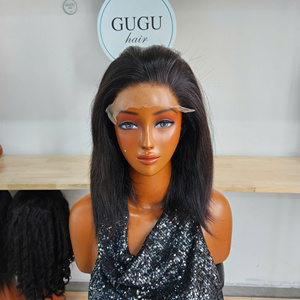 Gugu Hair Vietnam <b>Bob</b> <b>wigs</b> Natural Straight 10 inches Virgin Vietnamese Hair <b>Wig</b> for Women Glueless Lace 5x5 Closure - Product Image 3