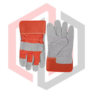 Gants de travail robustes, couleur unie, haute qualité, best-seller, antidérapants, en cuir, anti-coupure, respirants, personnalisables, sécurité - Product Image 4