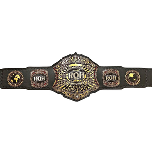 Cinturón de Campeón Mundial ROH, Cinturón de Lucha Libre Premium para Fanáticos y Coleccionistas, Trofeo de Campeonato de Alta Calidad - Product Image 2