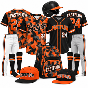 Camiseta de Béisbol Personalizada, Uniforme Deportivo Sublimado con Botones, Nombre y Número Personalizados, para Mujeres Adultas, Poliéster - Product Image 2