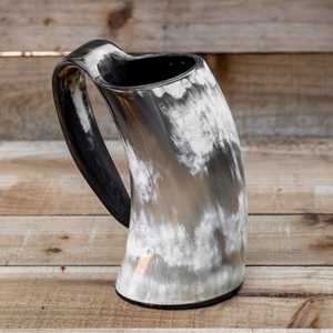 Handmade Viking Drinking Horn <b>Mug</b> Natural Buffalo Horn Beer Cup Polished Finish Wholesale Supplier By Arif Handicrafts. - Product Image 1